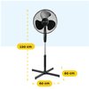 Statiefventilator BRASQ F300 Ø 40cm zwart foto