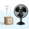Ventilateur de table BRASQ F400 Ø 30cm noir Photo