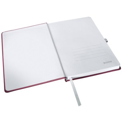 Carnet de notes Leitz Style A5 ligné 160 pages 100g rouge