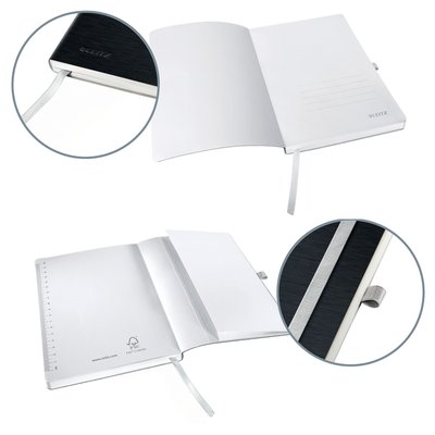 Carnet de notes Leitz Style A5 ligné 160 pages 100g noir