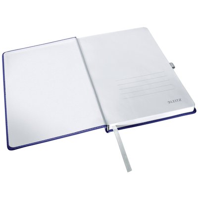 Notitieboek Leitz Style A5 lijn 160 pagina's 100gr blauw