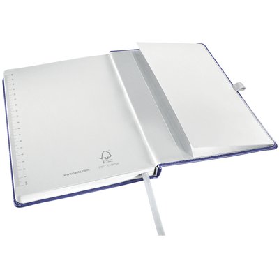 Notitieboek Leitz Style A5 lijn 160 pagina's 100gr blauw