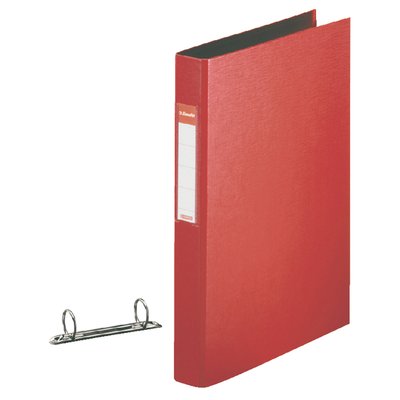 Classeur Esselte VIVIDA A4 2 anneaux méc-O 25mm PP rouge