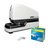 Agrafeuse Rapid Optima 60E électrique sans contact 60 feuilles blanc/noir