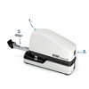 Agrafeuse Rapid Optima 60E électrique sans contact 60 feuilles blanc/noir Photo