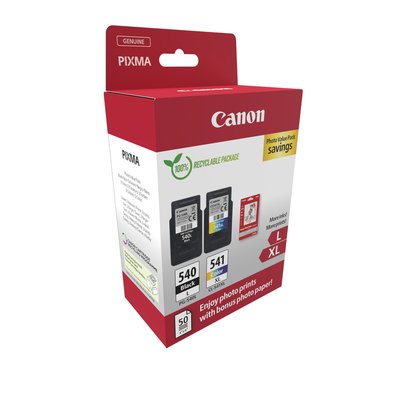 Inktcartridge Canon PG-540L CL-541XL zw+kl+papier