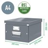 Opbergdoos Leitz Click & Store WOW middel gerecycled karton 281x200x370mm wit foto