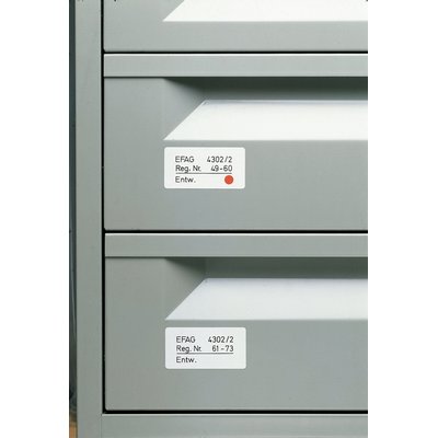 Etiket HERMA 10608 19x27mm verwijderbaar wit 720 stuks