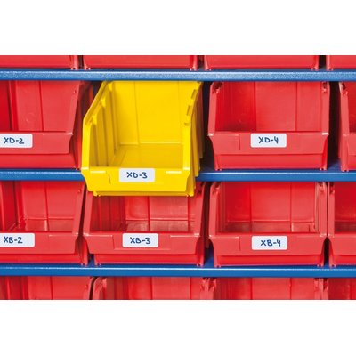 Etiket HERMA 10608 19x27mm verwijderbaar wit 720 stuks