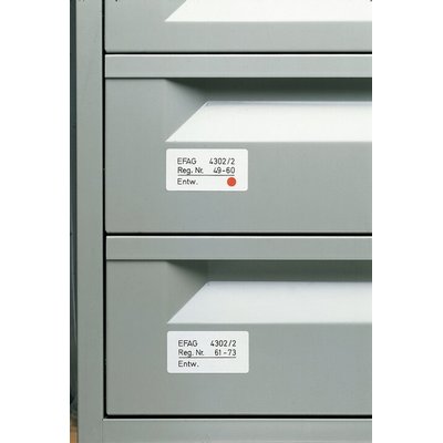 Etiket HERMA 10605 13x40mm verwijderbaar wit 672 stuks