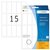Etiket HERMA 10610 20x50mm verwijderbaar wit 360 stuks