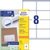 Etiket Avery 3426 105x70mm wit 800 stuks foto