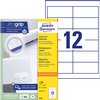 Etiquette Avery 3659 97x42,3mm blanc 1200pcs Photo