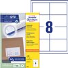 Etiket Avery 3660 97x67.7mm wit 800 stuks foto