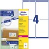 Etiket Avery L7169-100 99.1x139mm 400 stuks foto