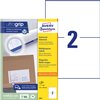 Etiket Avery 3655 210x148mm A5 wit 200 stuks foto