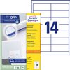 Etiket Avery 3678 97x37mm wit 1400 stuks foto