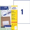 Etiket Avery 3478-200 210x297mm A4 wit 200 stuks foto