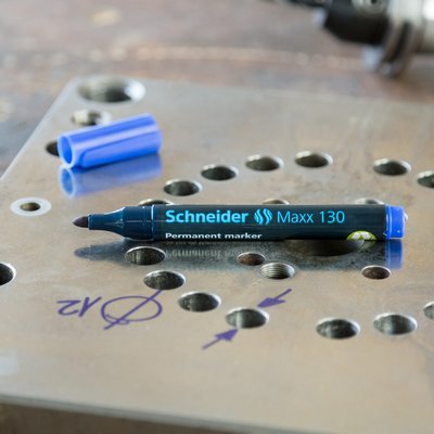 Marqueur Schneider 130 Pointe ogive 1-3mm bleu