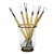 Miretteset Conda 6-delig plat draad 22 cm