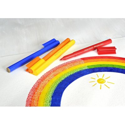 Kleurstiften Faber-Castell Connector assorti koffer à 60 stuks