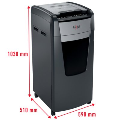 Papiervernietiger Rexel Optimum Auto+ 600X P4 snippers 4x30mm