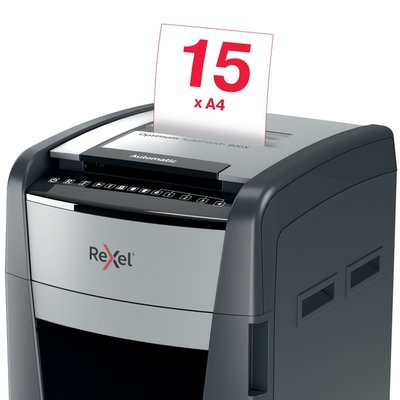 Papiervernietiger Rexel Optimum Auto+ 600X P4 snippers 4x30mm