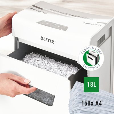 Destructeur Leitz IQ Auto+ Pro 600 P4 particules 4x28mm