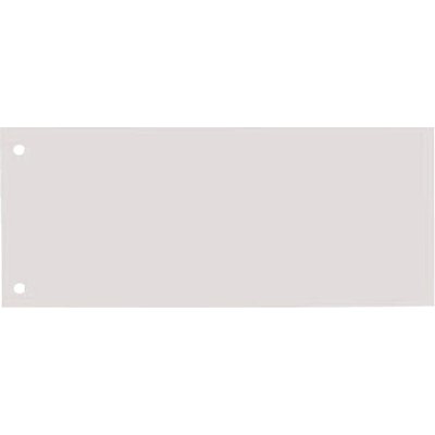 Scheidingsstrook Qbasic 225x120mm 50 stuks wit