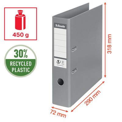Classeur à levier Esselte Vivida N°1 multipack 75mm A4 5 pièces bleu