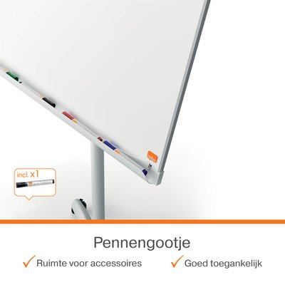Flipover Nobo Premium Plus mobiel staal