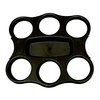 Plateau porte-gobelets Sensations pour 6 gobelets noir Photo