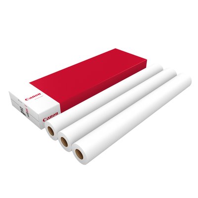 Inkjetpapier Canon 914mmx45m 90gr mat gecoat 3 rollen