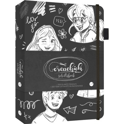 Schetsboek CreaChick Black