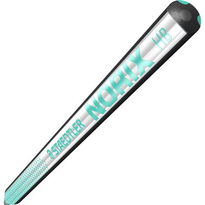 Crayon Staedtler Norix HB blister 2 pièces vert-noir