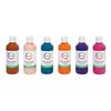 Plakkaatverf Qrea set à 6 fun kleuren 250ml foto