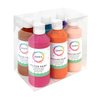 Plakkaatverf Qrea set à 6 fun kleuren 250ml foto