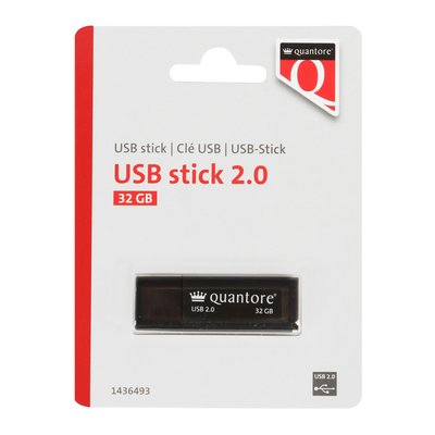 Clé USB 2.0 Quantore USB-A 32Go noir