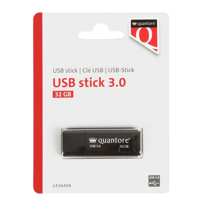 Clé USB 3.0 Quantore USB-A 32Go noir