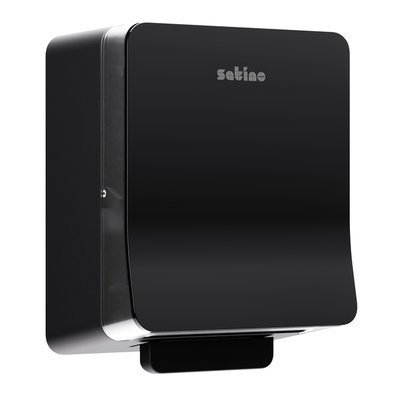 Handdoekroldispenser Satino SYS1 Hyginity zwart 333419