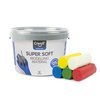 Pâte à modeler Creall Super Soft rouge/bleu/vert/jaune/blanc 1750g Photo
