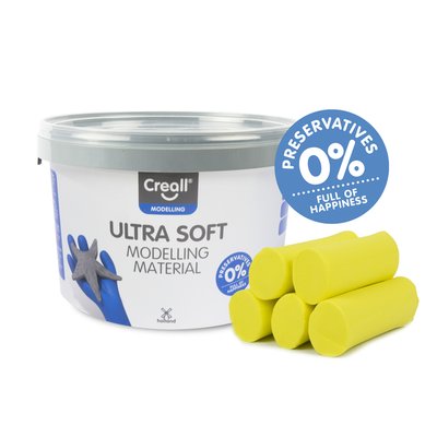 Klei Creall Play-it Ultra Soft helder geel 1100 gram