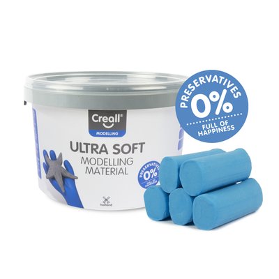 Pâte à modeler Creall Play-it Ultra Soft Bleu 1100g