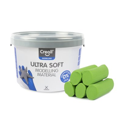 Pâte à modeler Creall Play-it Ultra Soft vert 1100g