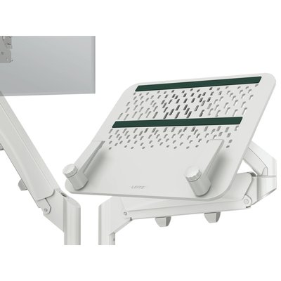 Monitor- en laptoparm Leitz Ergo ruimtebesparend dubbel grijs