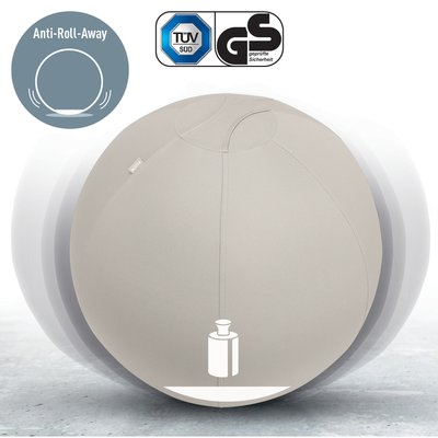 Actieve zitbal Leitz Ergo 65cm anti-rol design