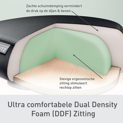 Tabouret Leitz Ergo avec roulettes et siège confortable