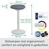 Tabouret Debout Leitz Ergo Active avec réglage pneumatique 57-82cm Photo
