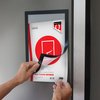 Infokader Quantore A4 magnetisch zwart 5 stuks foto