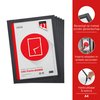Infokader Quantore A4 magnetisch zwart 5 stuks foto